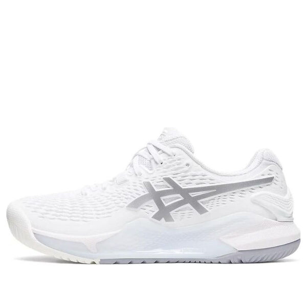 Кроссовки gel resolution 9 'white pure silver' Asics, белый
