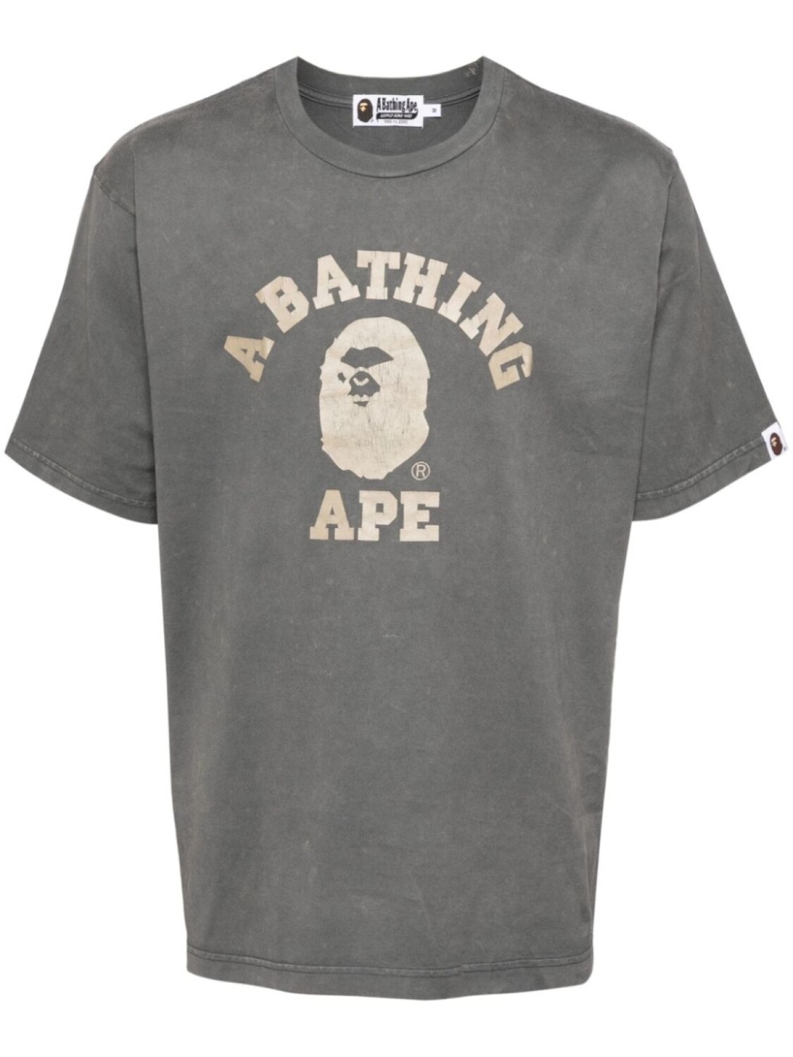 

Футболка с логотипом BATHING APE A Bathing Ape, серый
