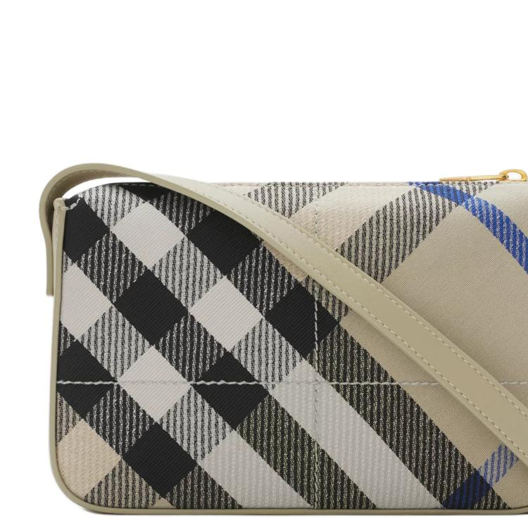 Женская сумка через плечо Burberry Moss Green из полиэстера — фото 4