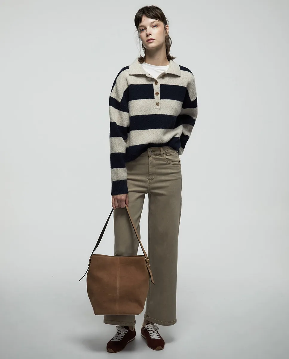 

Узкие джинсы-кюлоты Sfera, бежевый