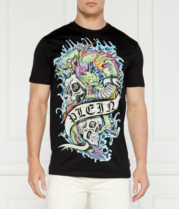 

Татуировка на футболке Regular fit Philipp Plein, черный