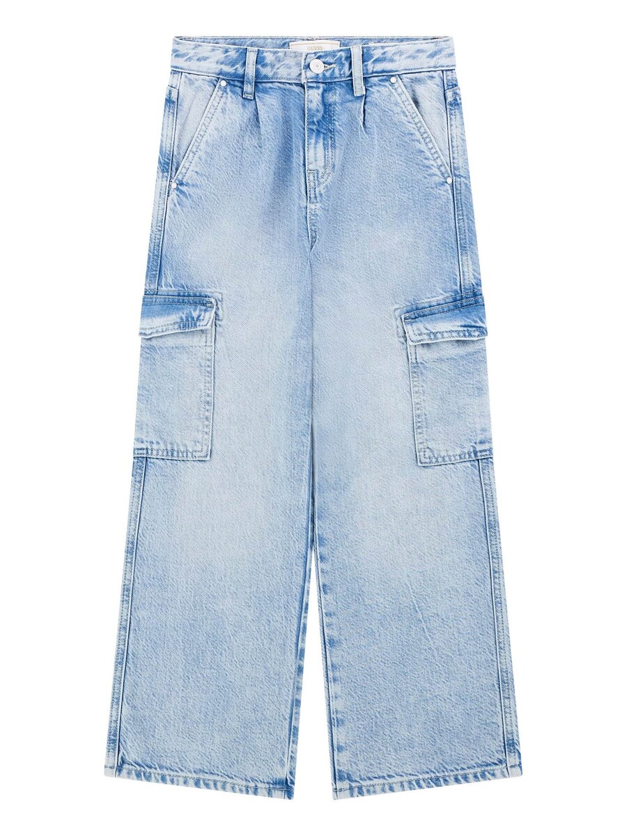 

Джинсы regular GUESS, небесно-синий
