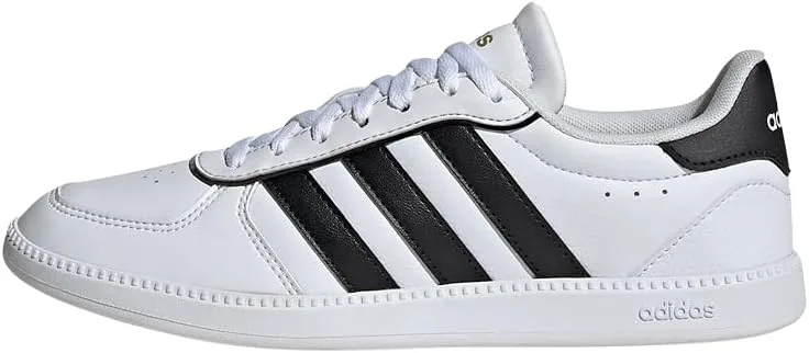 Унисекс кроссовки Adidas Breaknet Sleek, белый/черный/золотой