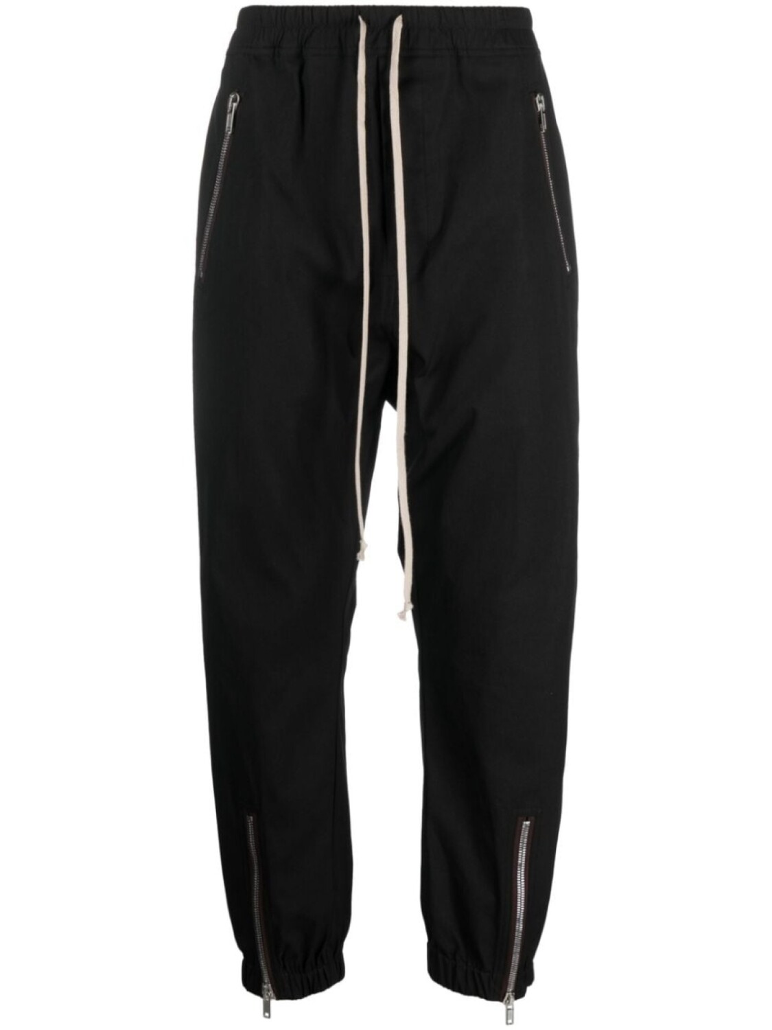 

Джогеры с кулиской и молниями Rick Owens, черный
