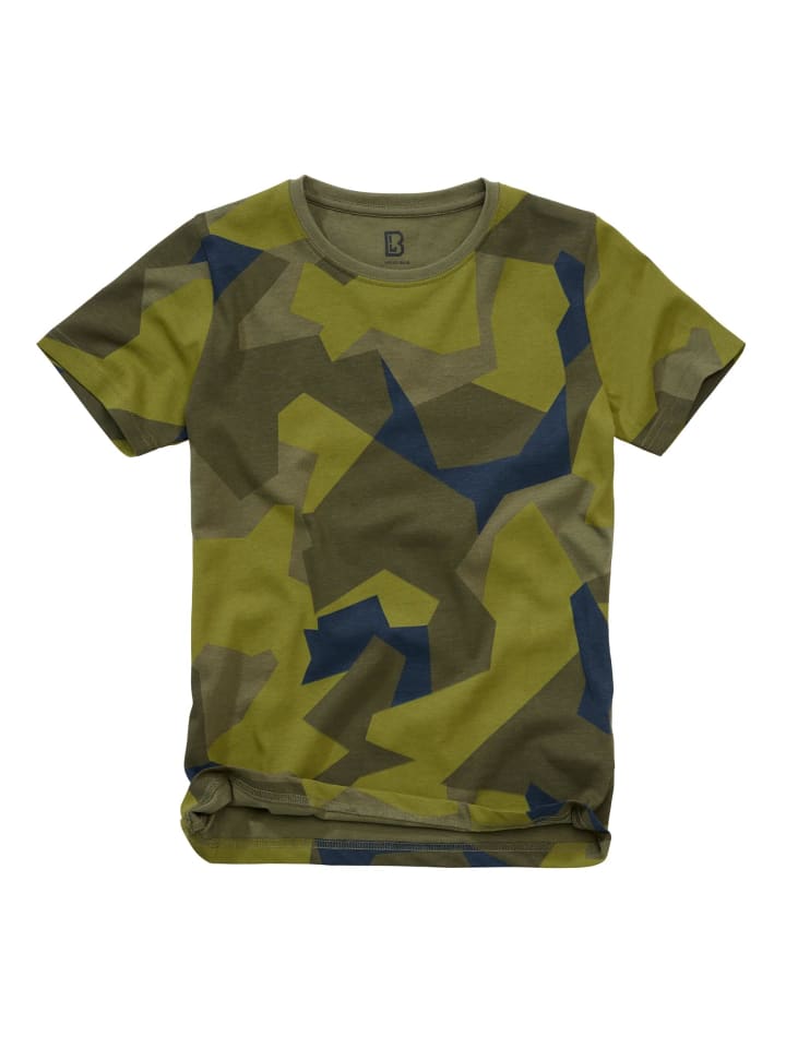 

Футболка Brandit T-Shirts, цвет swedish camo