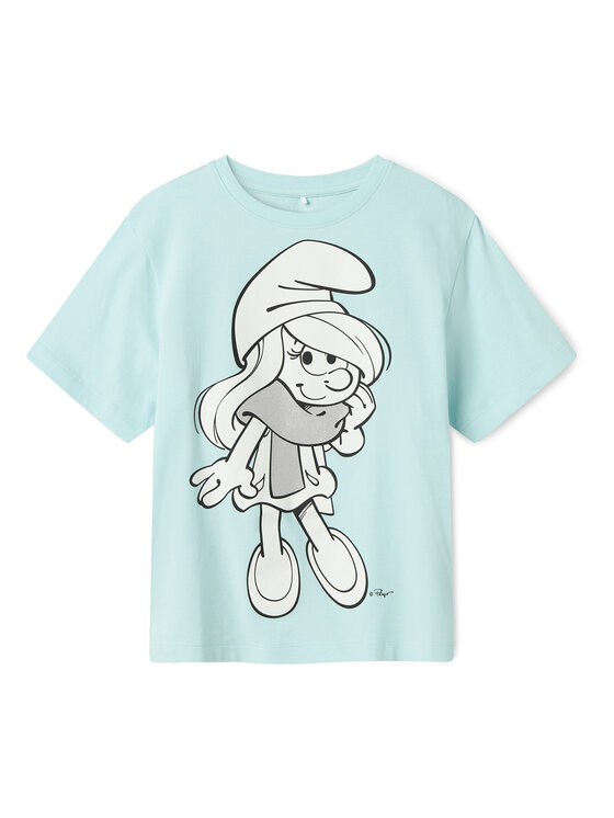 

Футболка обычного кроя Fleur Smurfs 13241788 Name It, синий