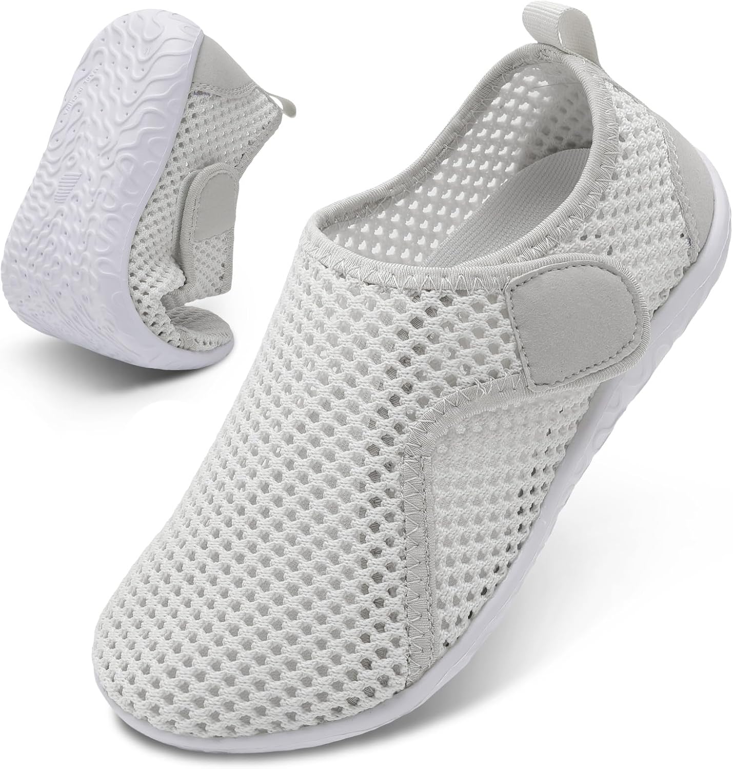 

Водные тапочки XIHALOOK для женщин и мужчин, быстро сохнут, легкие, босоножки для пляжа, плавания, бассейна, серфинга, йоги и спорта, серый