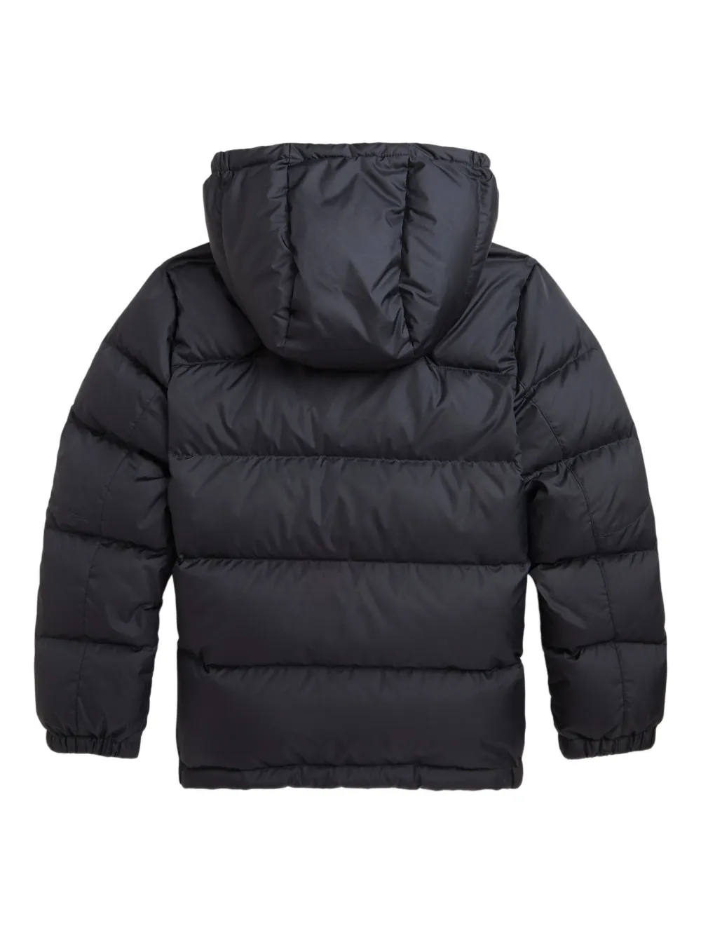 Пуховик на молнии POLO RALPH LAUREN KIDS, черный — фото 2