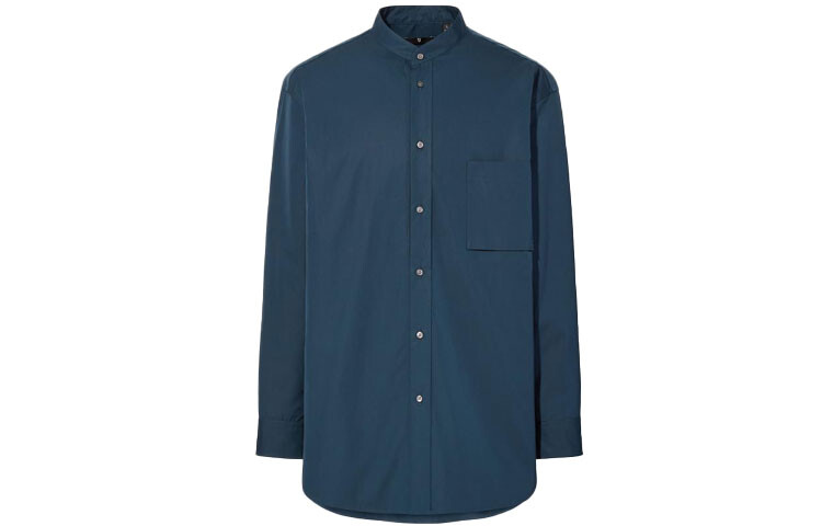 

Мужская рубашка UNIQLO, цвет Blue