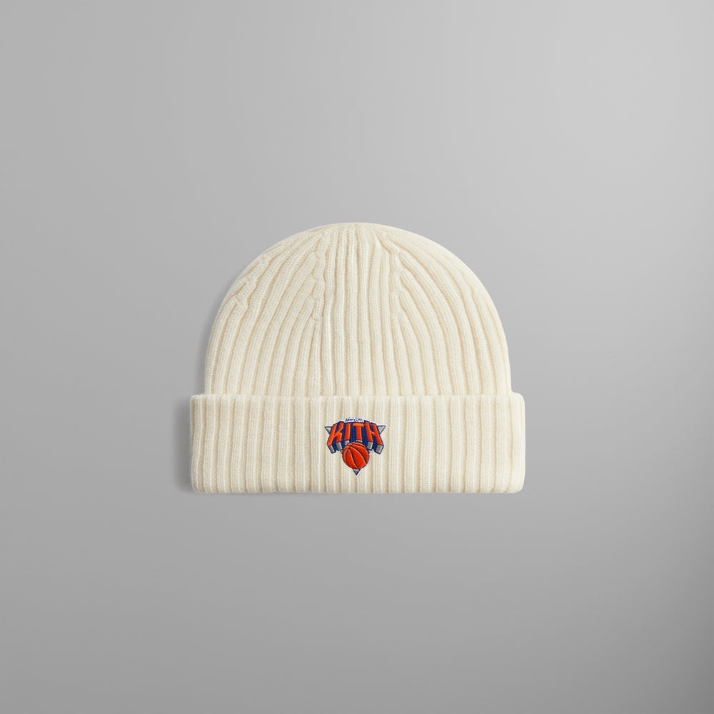 

Шапка Kith for the New York Knicks Logo Beanie, цвет Sandrift