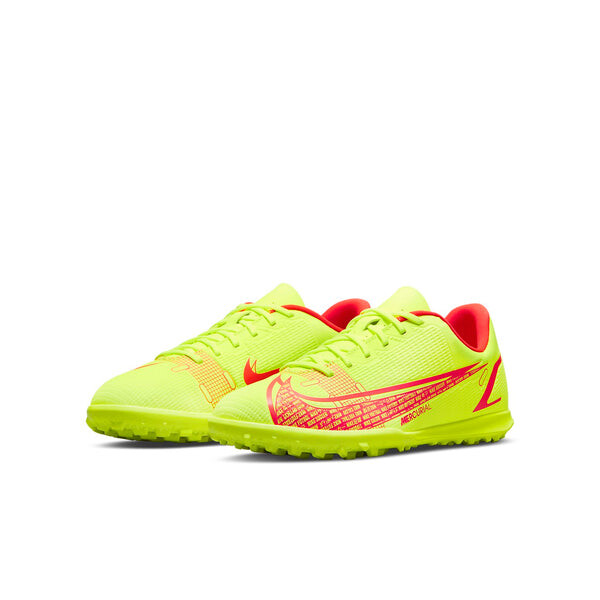 Кроссовки jr mercurial vapor 14 club tf turf k soccer shoes yellow Nike, желтый — фото 3