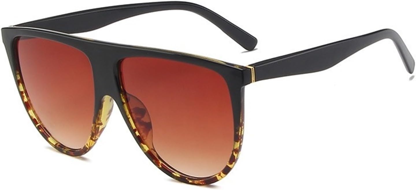 

Мужские солнцезащитные очки с крупной оправой для активного отдыха на природе, женские для отпуска, для поездок на работу, декоративные солнцезащитные очки Generic, Brown