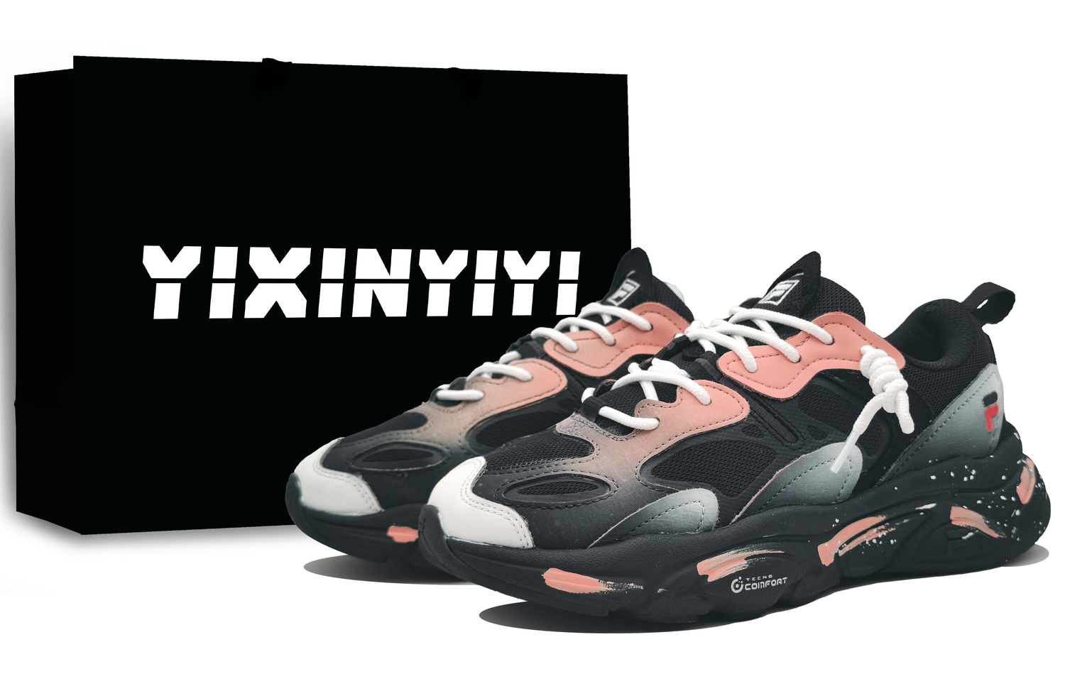 

Fila Мужские кроссовки Energetic Pink с амортизацией и износостойким массивным верхом