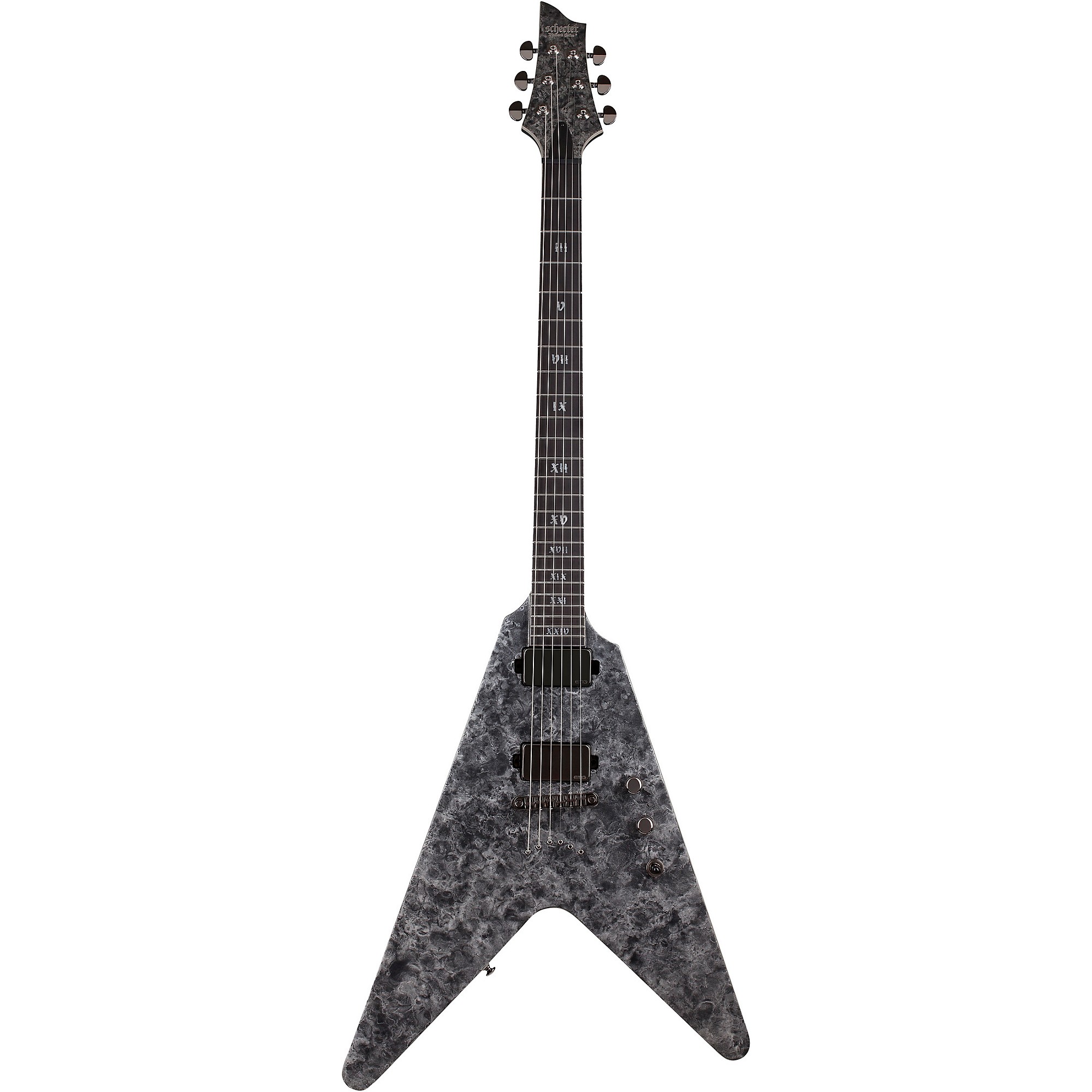 

Schecter Guitar Research Электрогитара Juan of the Dead V-1 Black Reign