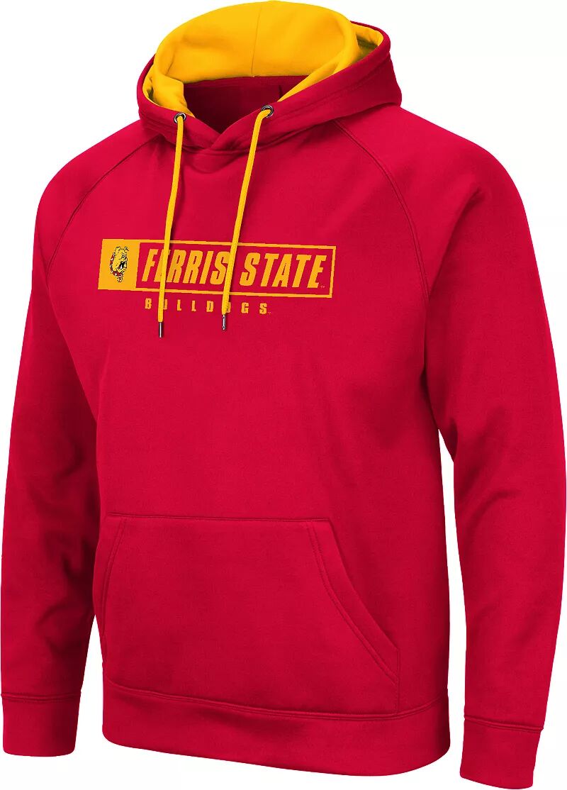 

Colosseum Мужская красная толстовка Ferris State Bulldogs