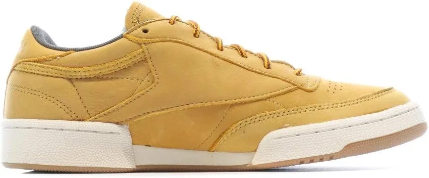 Гимнастические кроссовки Reebok Club C 85 WP для мужчин, Gold Golden Wheat Urban Grey Chalk Gum — фото 2
