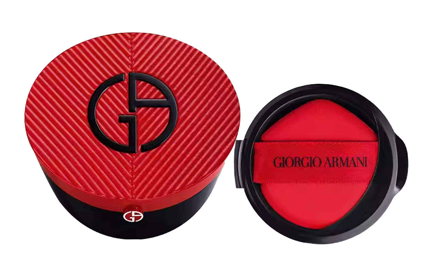 

GIORGIO ARMANI Сменный блок с красной воздушной подушкой pleat без эффекта переноса контроль жирного блеска выравнивание тона кожи 15g+15g