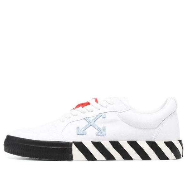 

Кроссовки vulcanized low-top sneakers 'white black orange' Off-White, белый