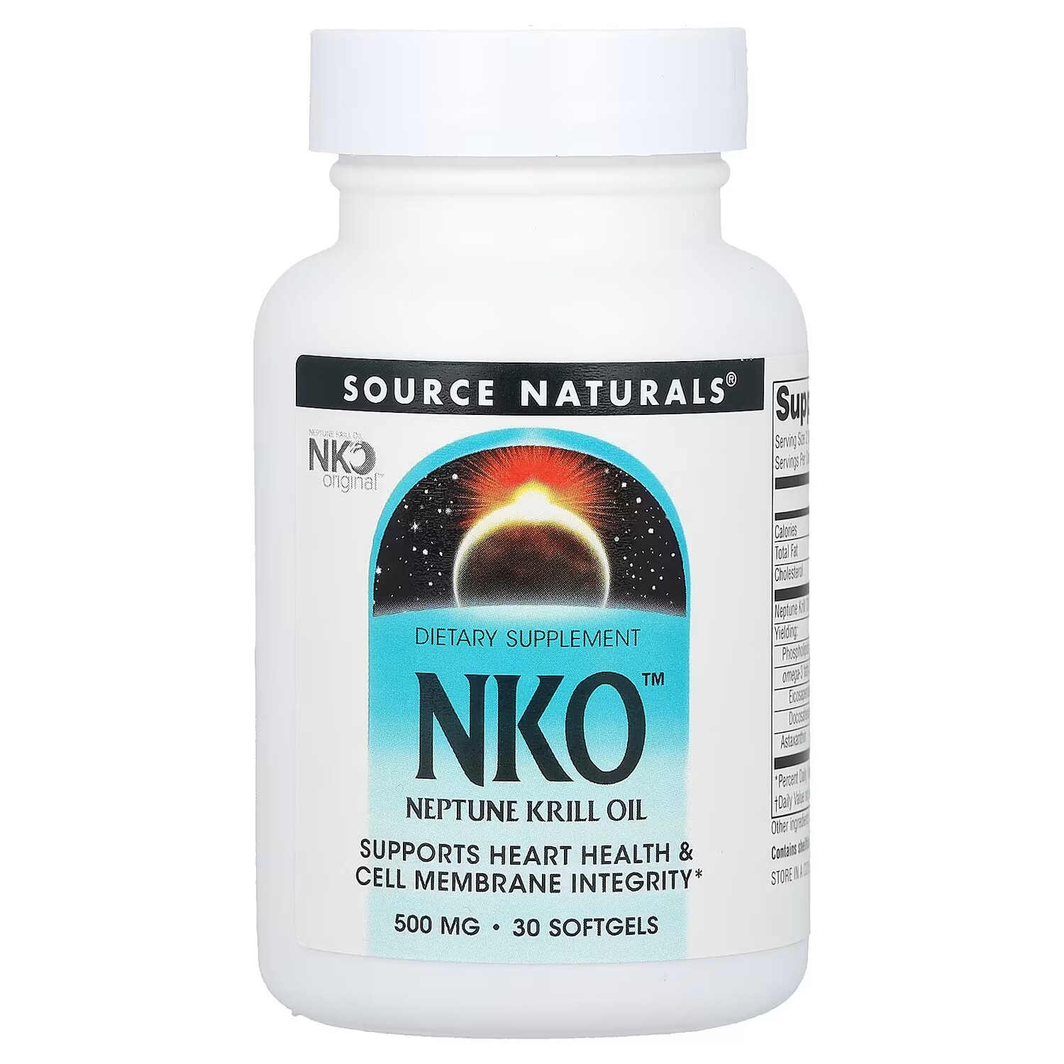 

Масло криля Source Naturals NKO 500 мг, 30 мягких таблеток