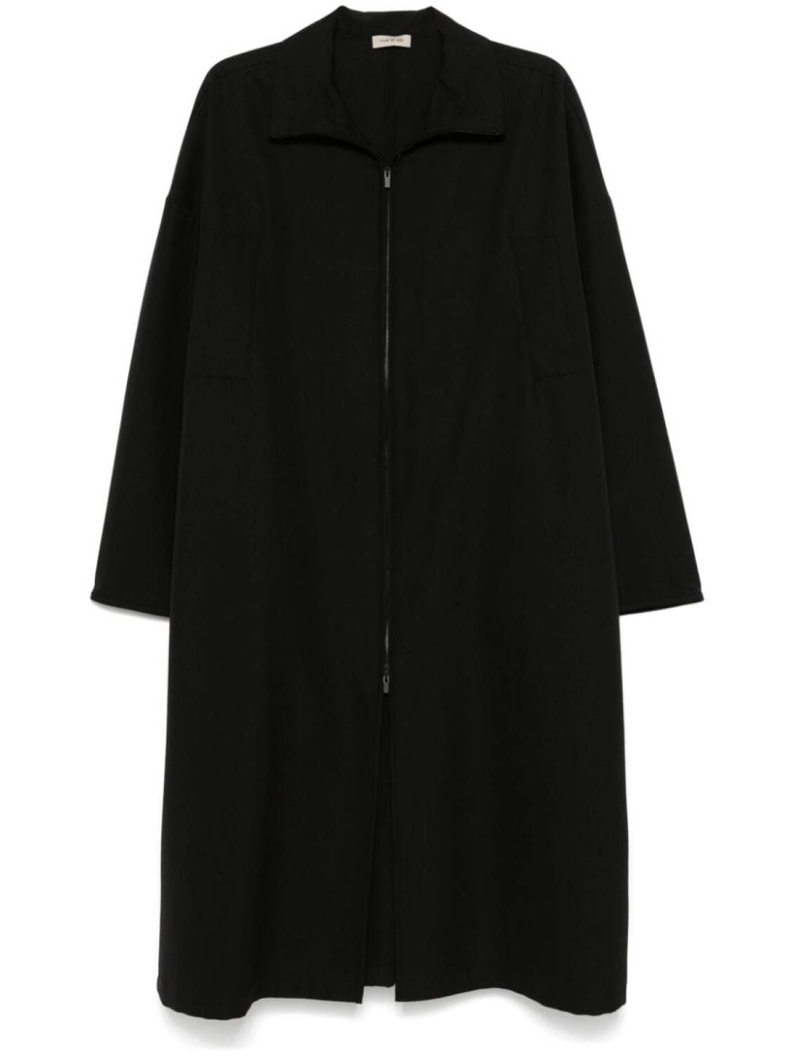 

Шерстяное пальто Fear Of God с высоким воротом, черный