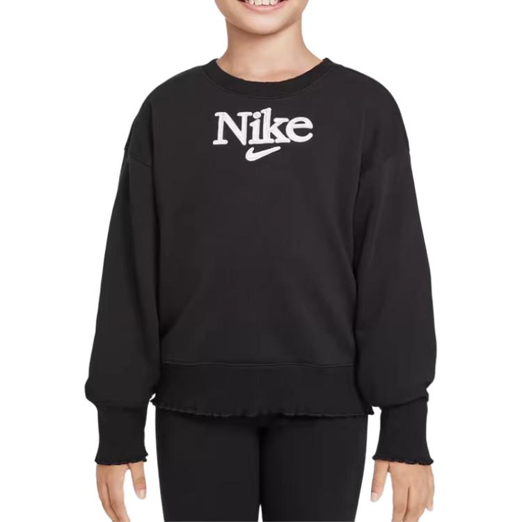 

Свитшот черный для подростков Nike