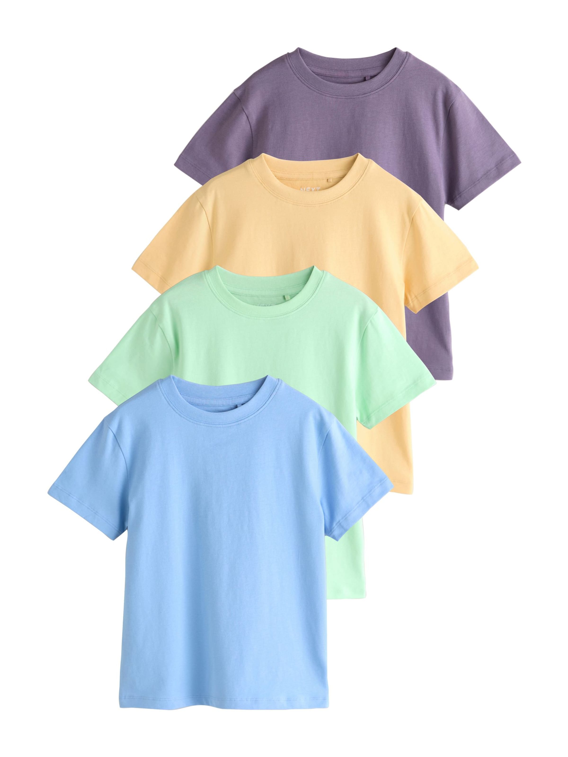 

Next Футболка в цветах Sky Blue, Honey, Light Green, Blackberry