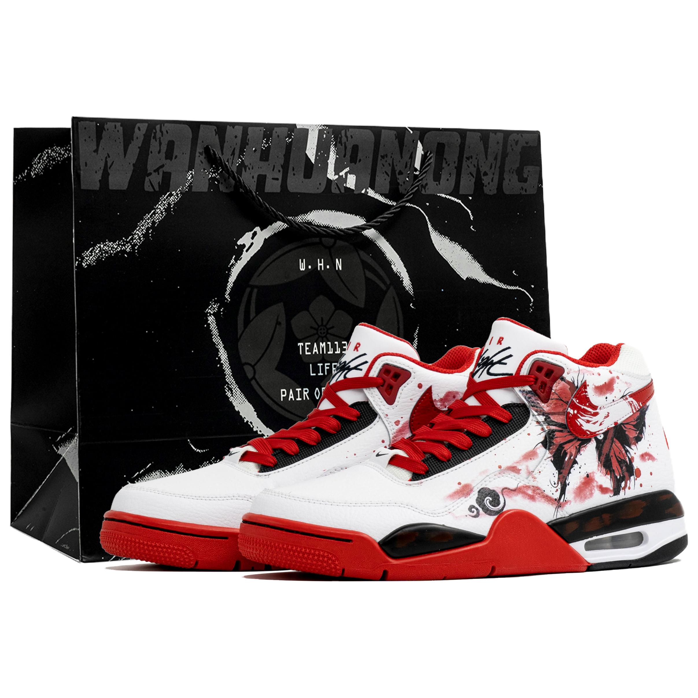 

Nike Легендарные баскетбольные кроссовки Flight Legacy Vintage мужские мид-топ Red/Black