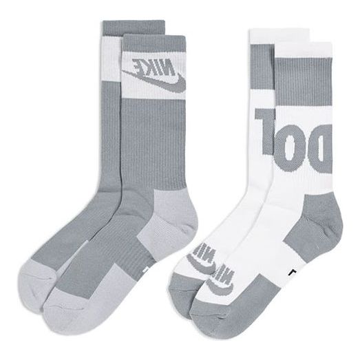 

Носки Nike Logo Alphabet Jacquard Sports Socks 1 2 Pairs Gray SX5770-938, разноцветный