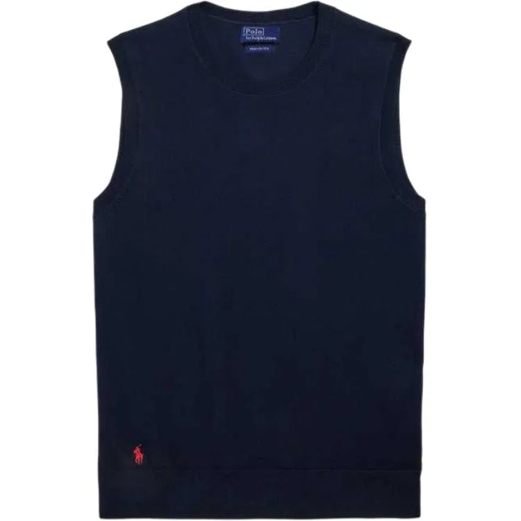 Топ с вышитым логотипом Polo Ralph Lauren, Dark Blue