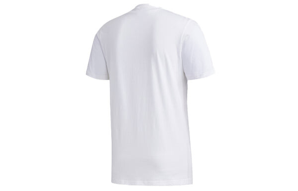 Футболка sports camouflage pattern round neck short sleeve white Adidas, белый — фото 2