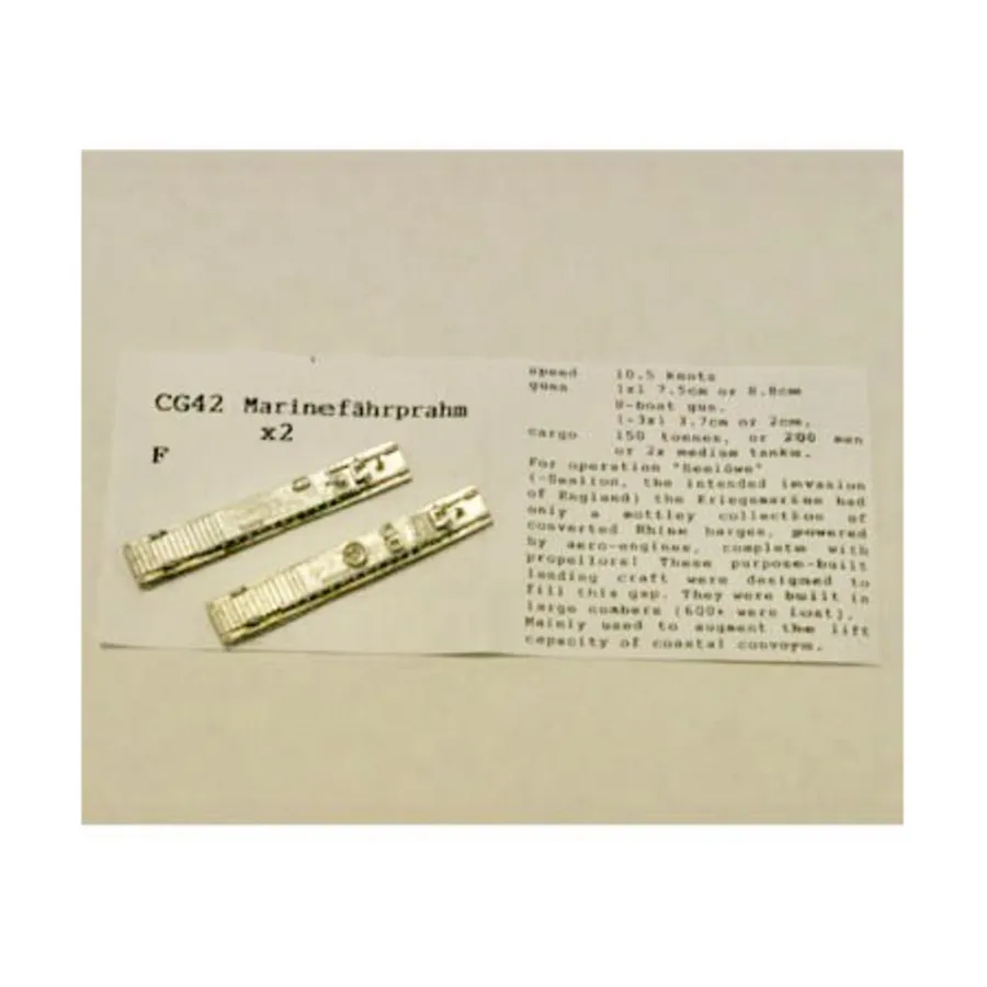 

Маринефарпрахм, Figurehead Ships - WWII Coastal Forces - German (1:1250) (Noble Miniatures)