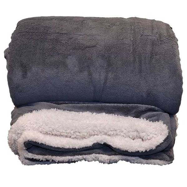

Покрывало Unique Living Lars XL, 240x1x220 см, темно-серый