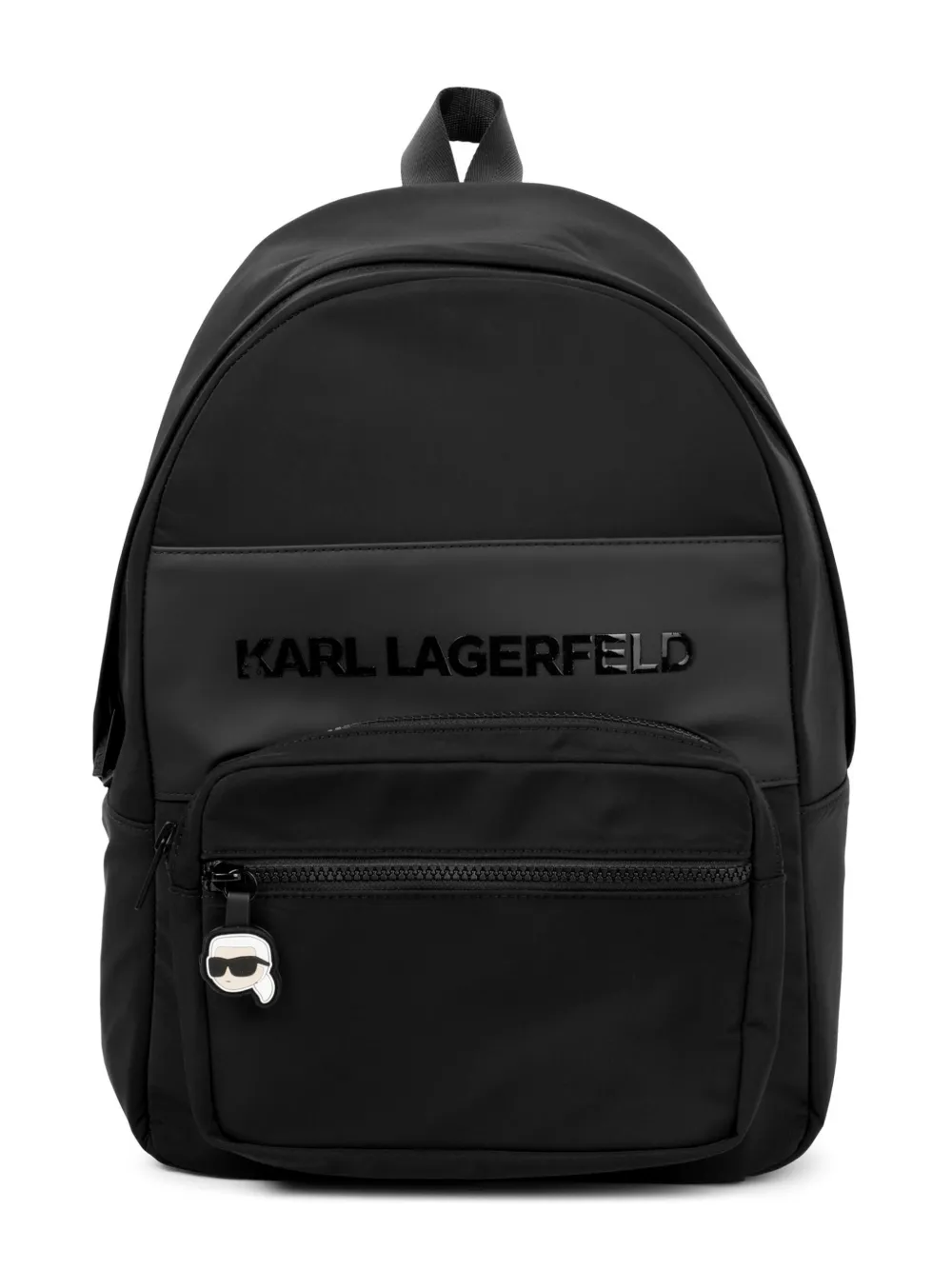 

Рюкзак с логотипом KARL LAGERFELD KIDS, черный