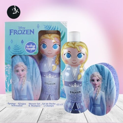 

Disney Frozen Набор губок и гелей для душа 400 мл Disneyディズニー