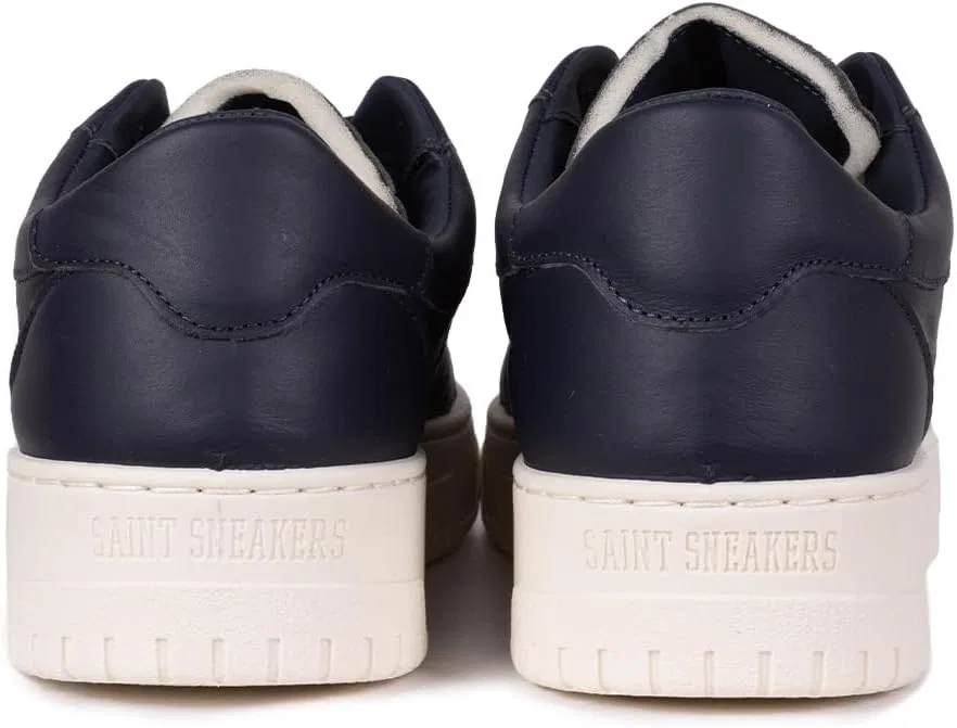 Мужские синие низкие кроссовки Saint Sneakers — фото 4