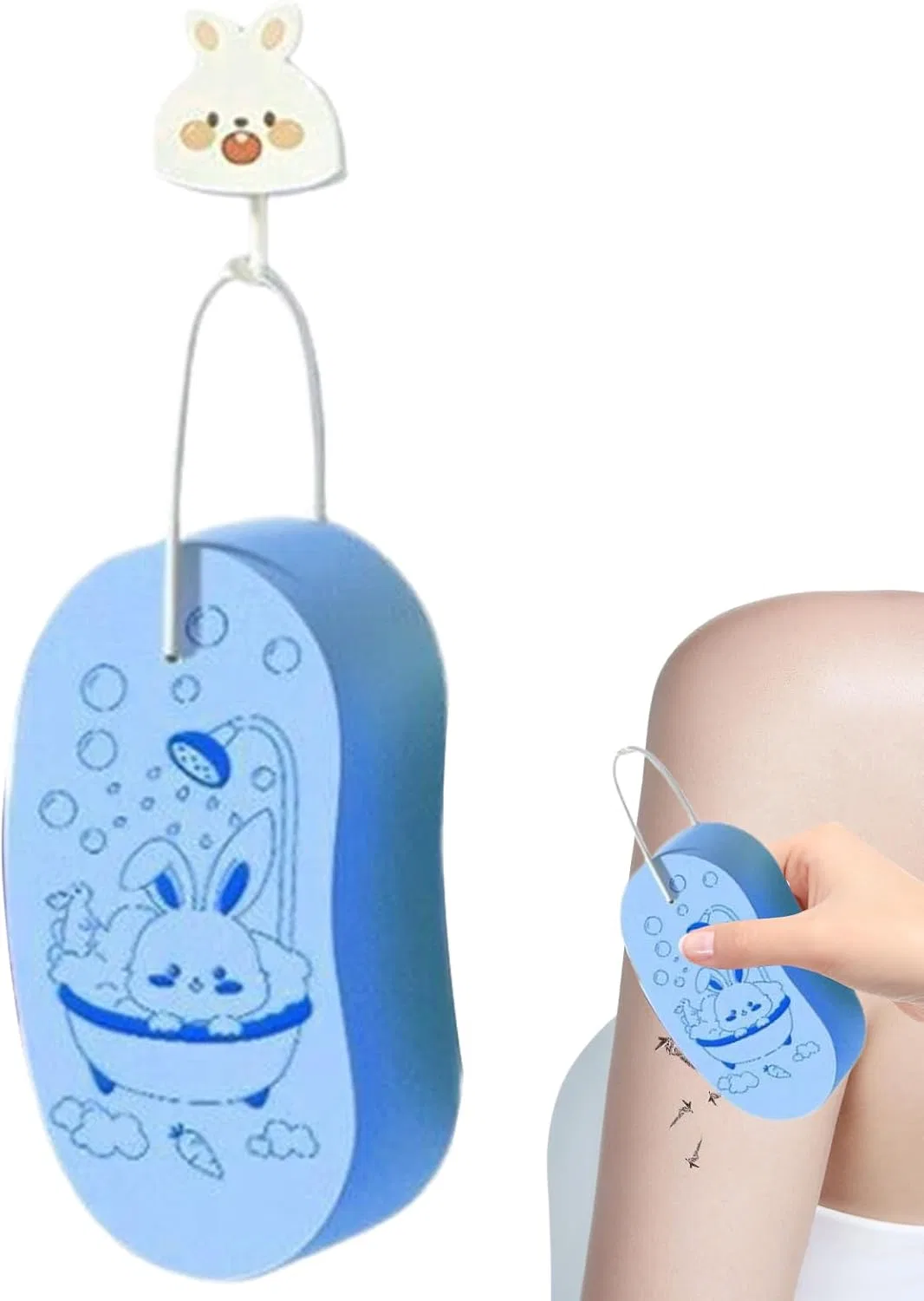 Детская губка для купания с мультяшным дизайном Gjnjfdf, Blue