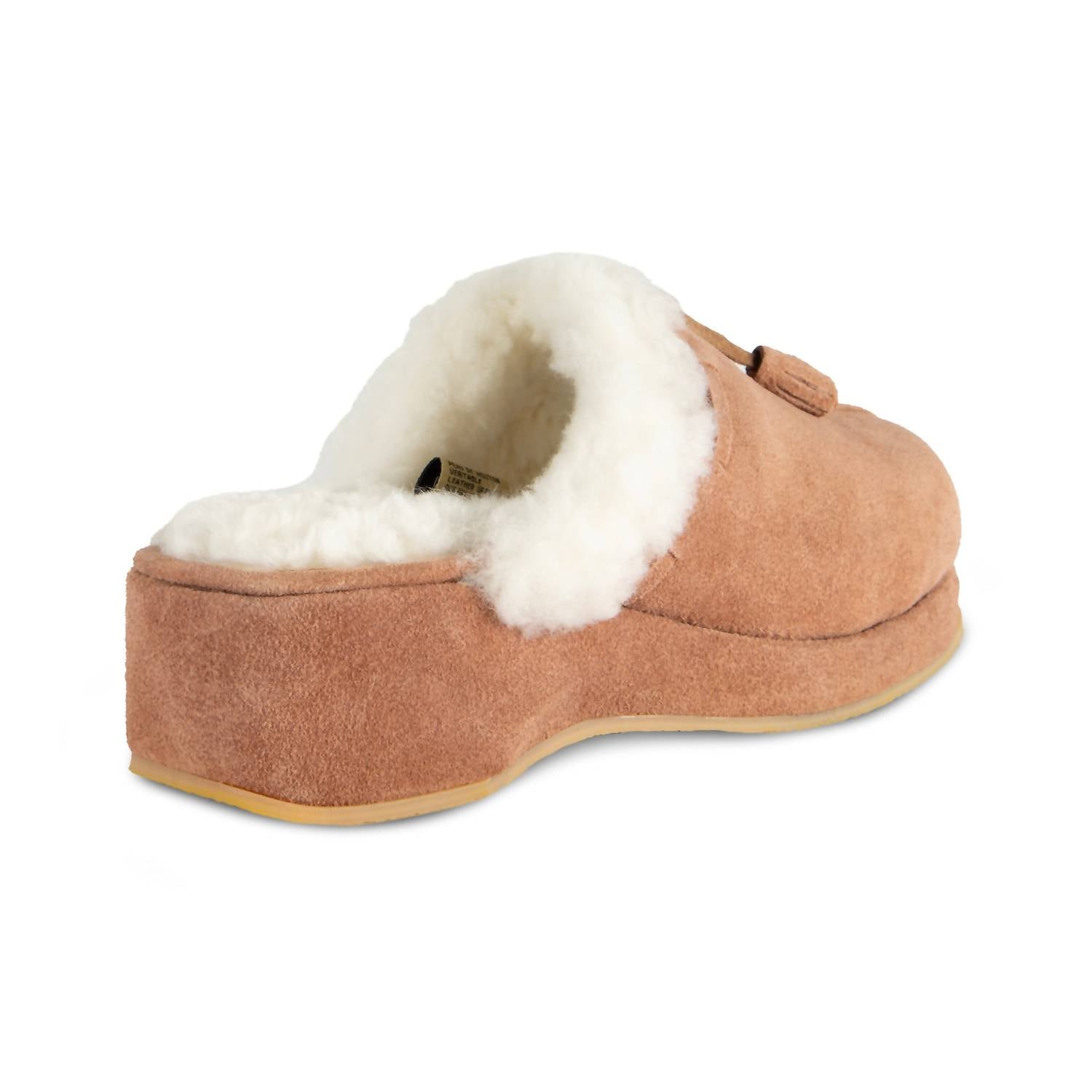 Женские клоги с кисточками в цвете каштановый CLOUD NINE, Chestnut — фото 3