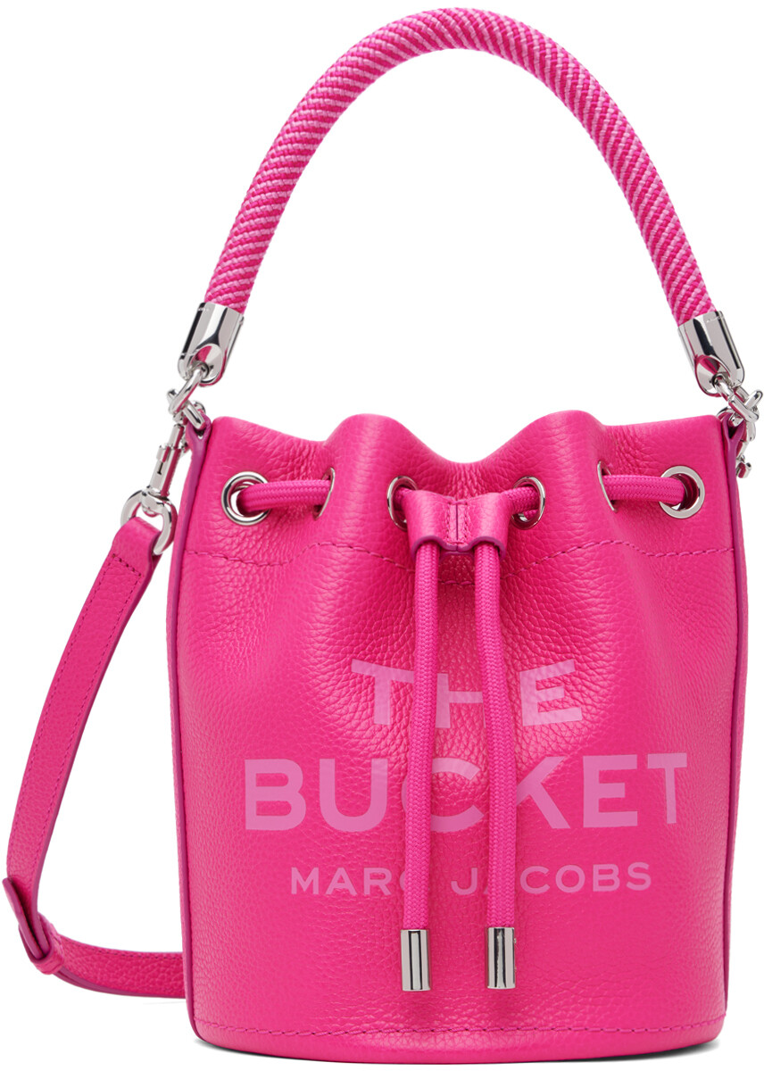 

Сумка-ведро «The Leather Bucket» розового цвета Marc Jacobs