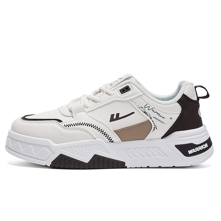

Амортизирующие, износостойкие, нескользящие, низкие мужские кроссовки WARRIOR, Beige Brown
