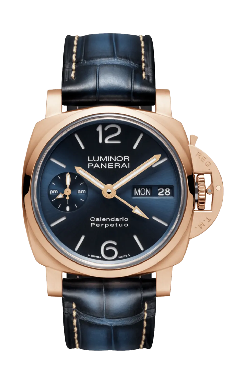 

Часы luminor perpetual calendar goldtech Panerai