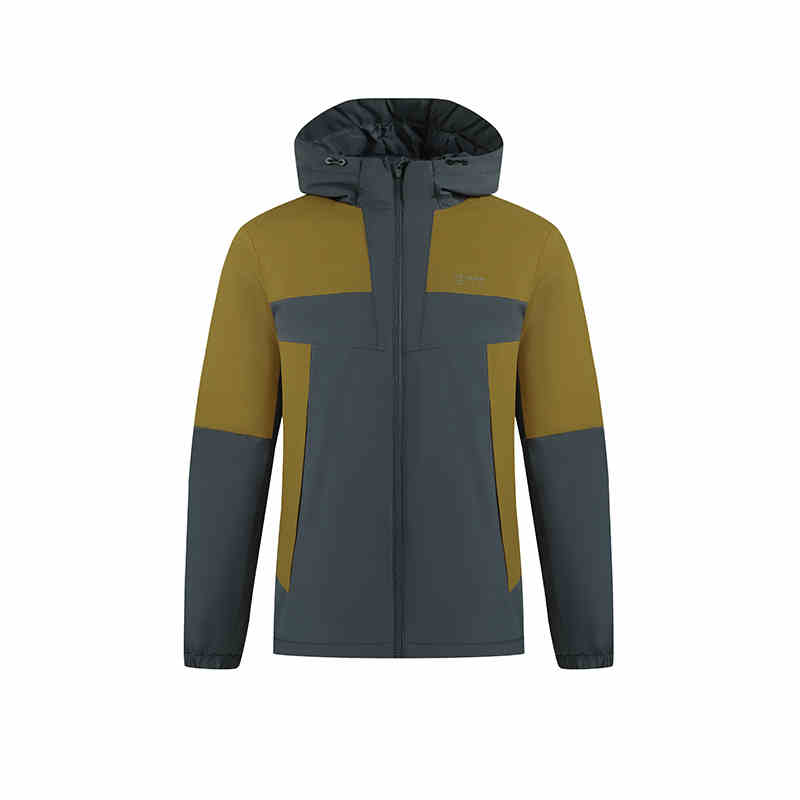 

361° Куртка-пуховик Variety Training Collection мужская, цвет mustard yellow/rock coal dark gray