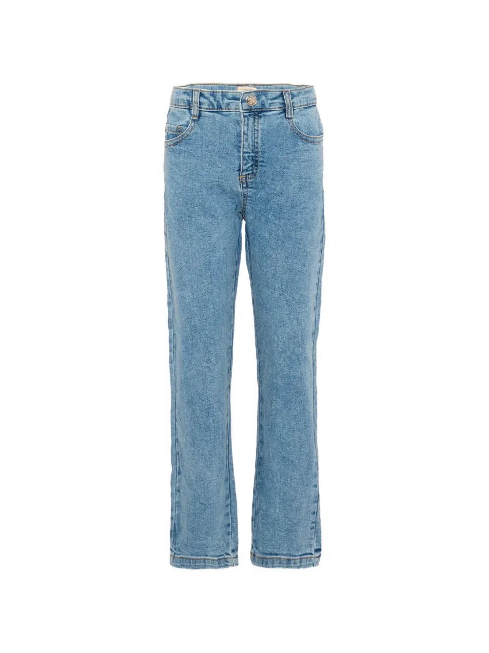 Джинсы с нашивкой-логотипом Trussardi Junior, синий