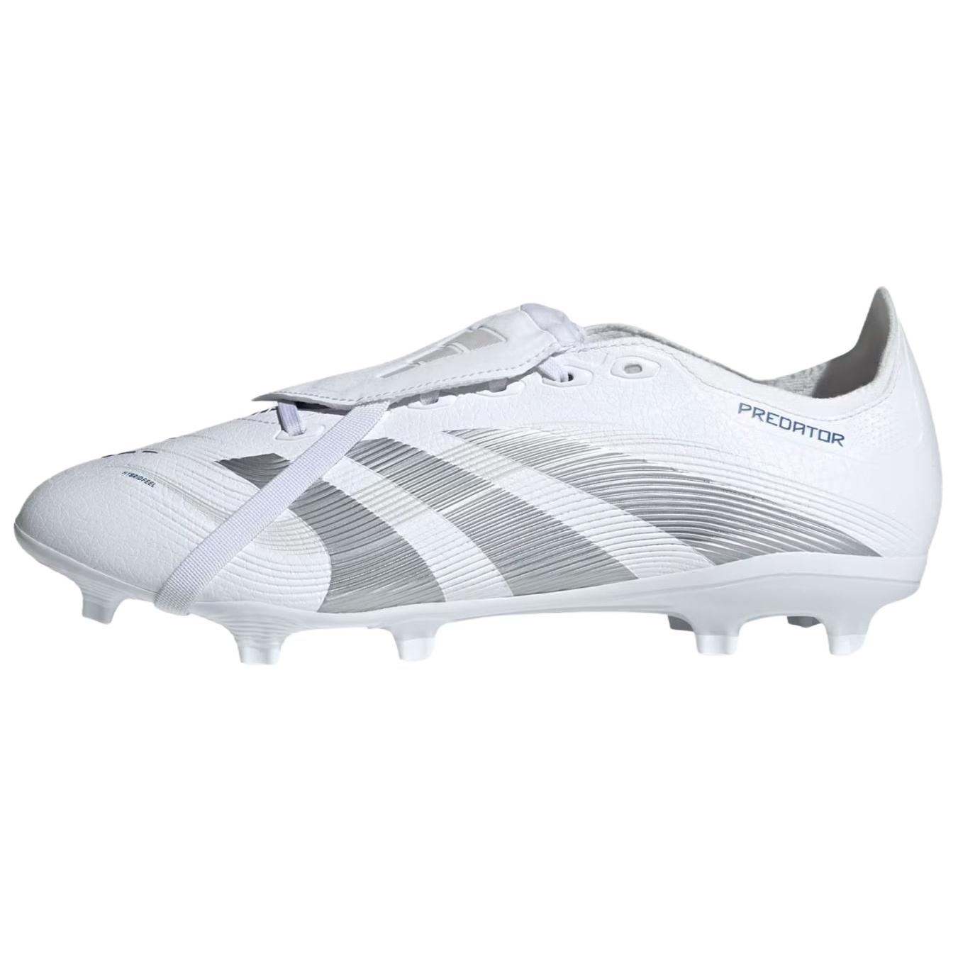 

Adidas Кроссовки Predator League Fold Over Tongue FG/MG Cloud White Silver Metallic Bright Royal