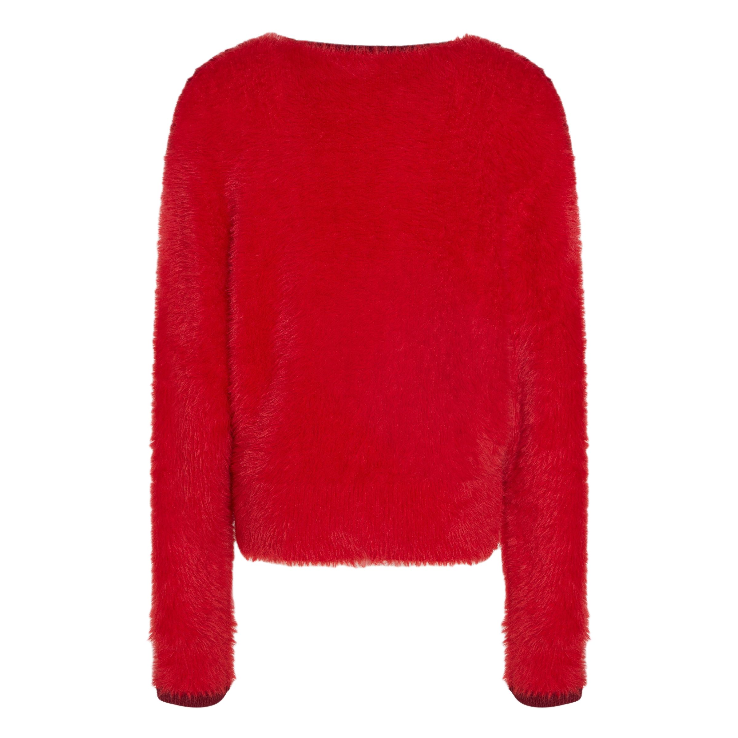 FW25 CRAFTED CARDIGAN Свитер женский Adidas Originals, светло scarlet — фото 3