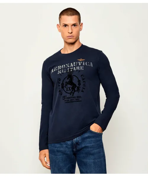 

Толстовка Regular fit Aeronautica Militare, синий