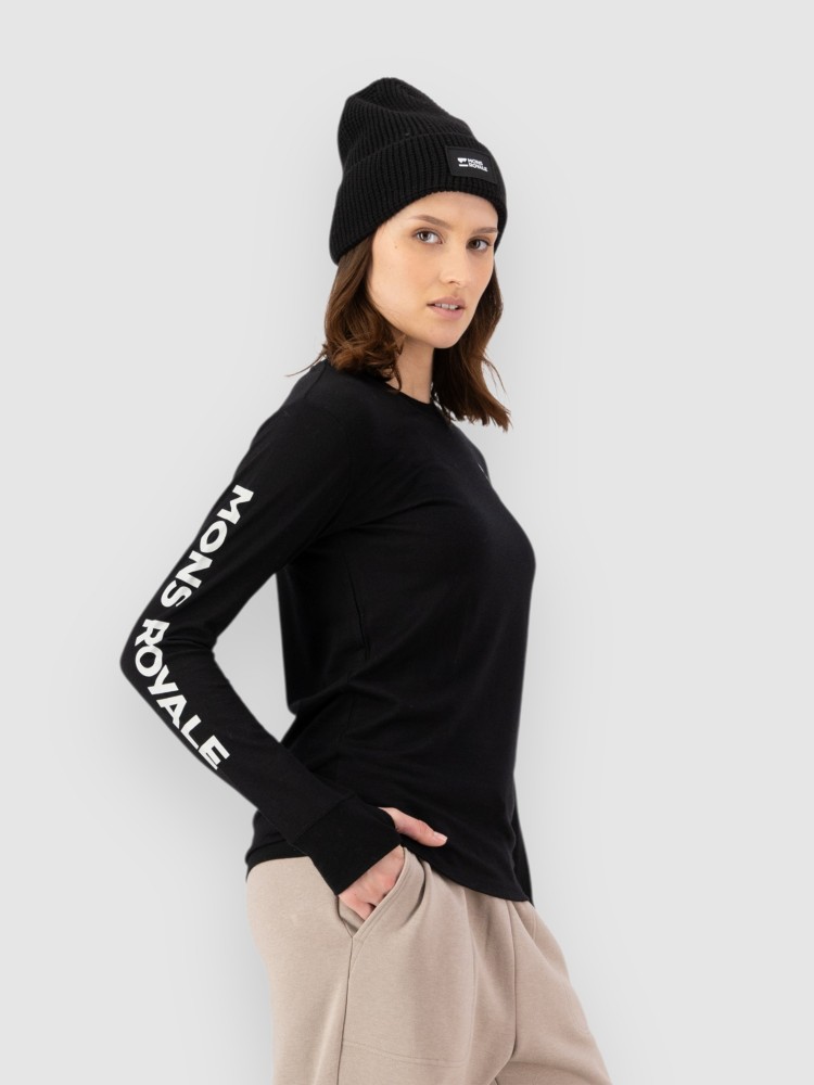 

Функциональная рубашка Mons Royale Yotei Merino Classic Funktionsshirt, black, Черный, Функциональная рубашка Mons Royale Yotei Merino Classic Funktionsshirt, black