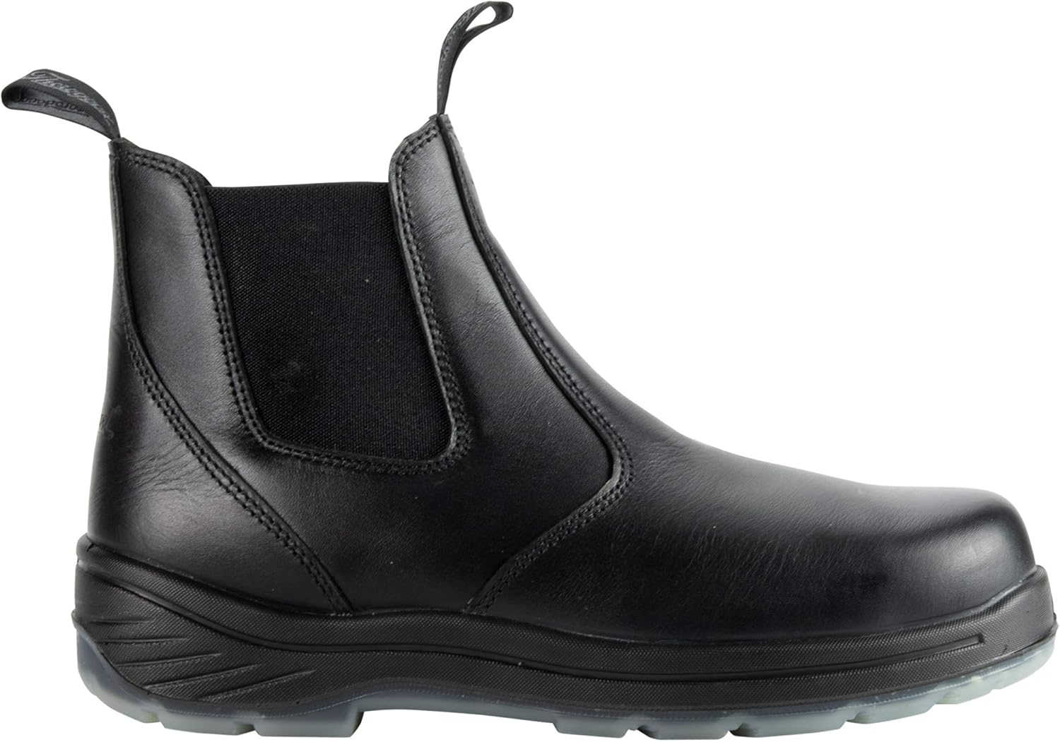 Ботинки Thorogood 6” Slip On для мужчин и женщин - кожаные с мягким носком, быстросъемной застежкой, противоскользящей подошвой и полупрозрачным не оставляющим следов низом; соответствует стандарту EH, черный — фото 2