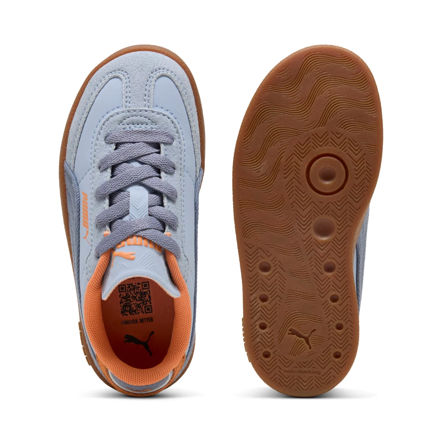 Кроссовки Puma синего цвета — фото 4
