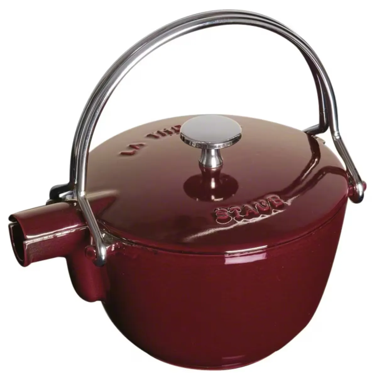 

Чугунный чайник Staub, гранат