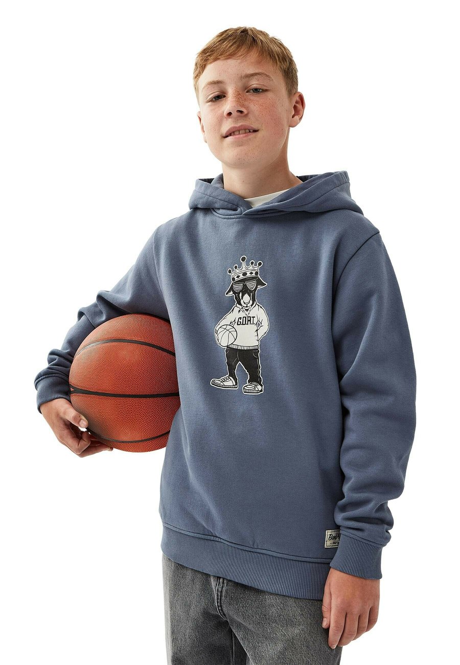 Худи Band of Rascals BAND OF RASCALS HOODED GOAT, Dove-Blue/Blue-Grey — фото 2